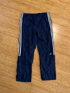 Vintage Adidas navy blue track pants